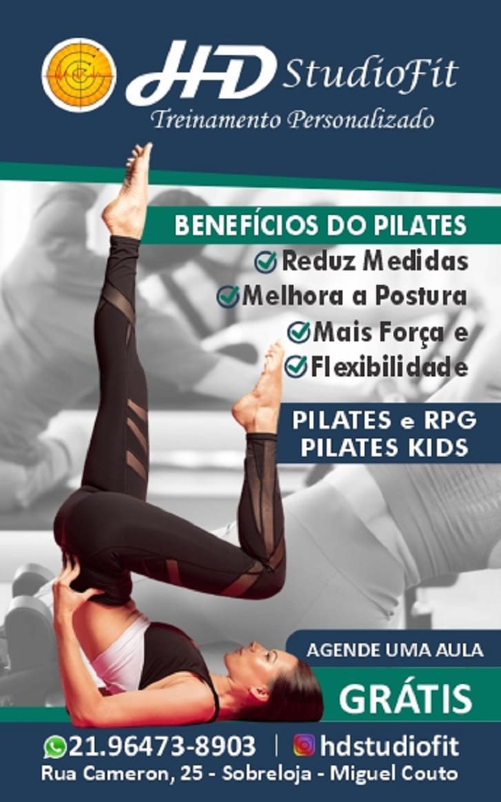 HD Studio Fit Pilates em miguel couto, treinamento funcional em miguel couto, academia em miguel couto